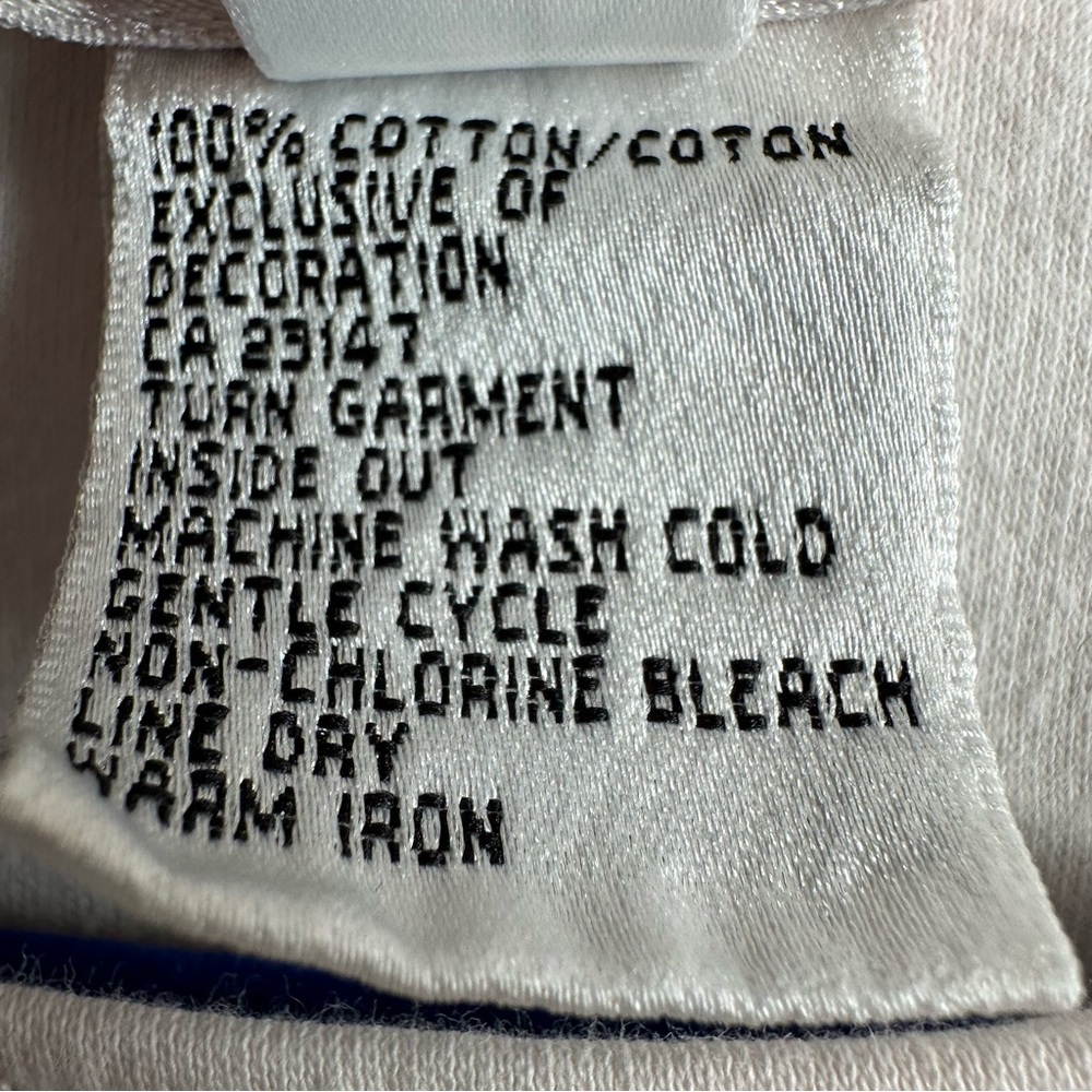 Talbots American Cottage Graphic Embroidered Tee - Picture 4 of 5